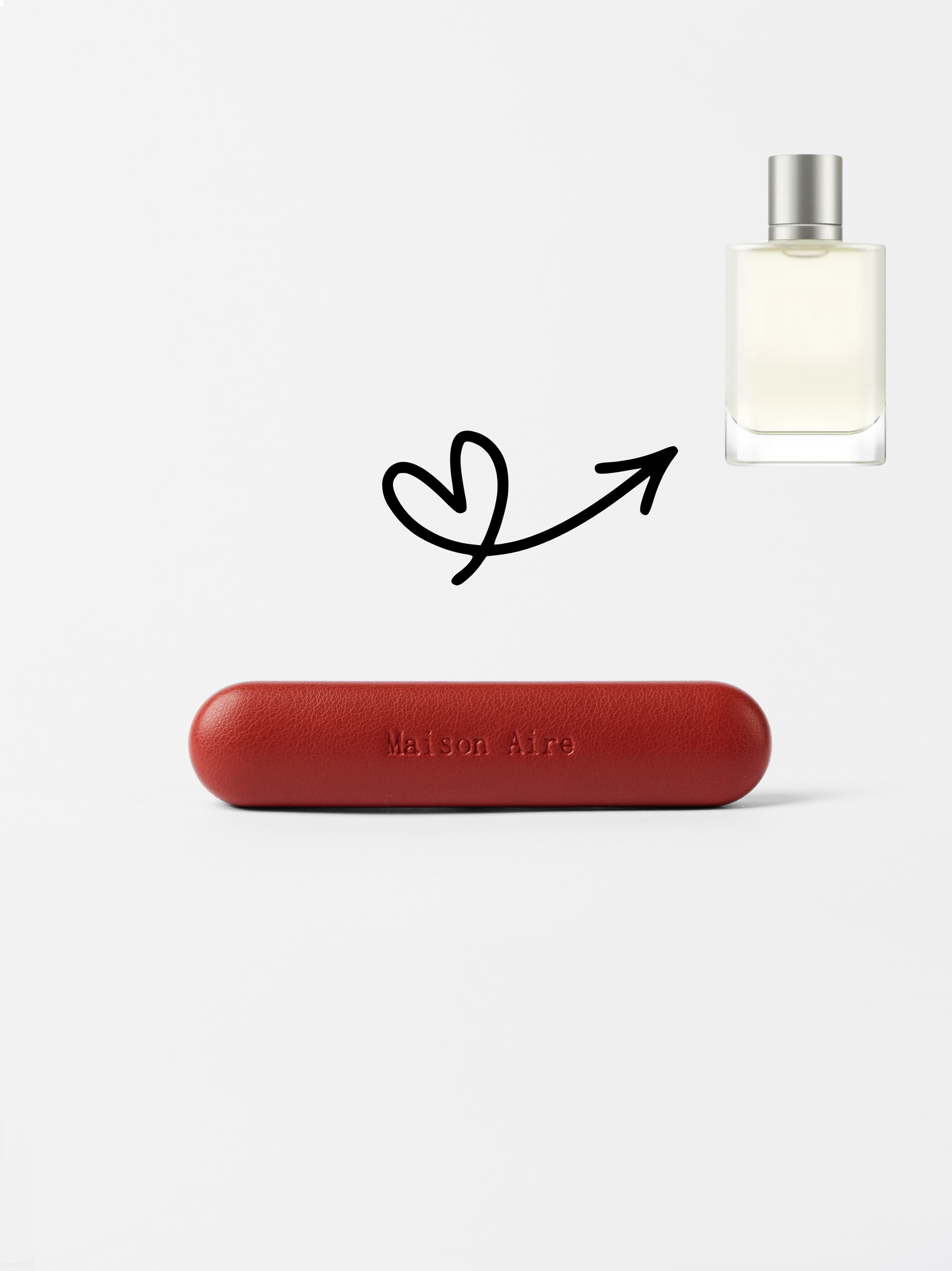 Car Diffuser Leather Gift Set Ruby Red