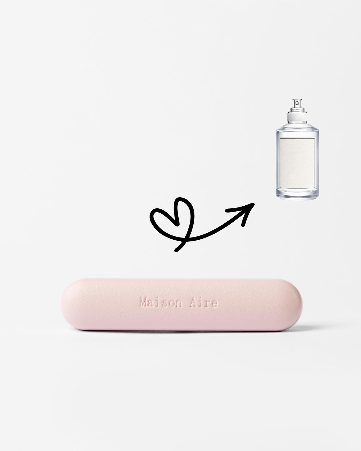 Car Diffuser Leather Gift Set Blush Pink