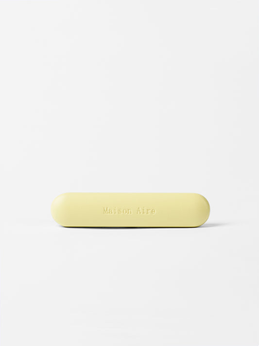 Maison Aire leather butter yellow car air freshener scent inspired by fine perfumes