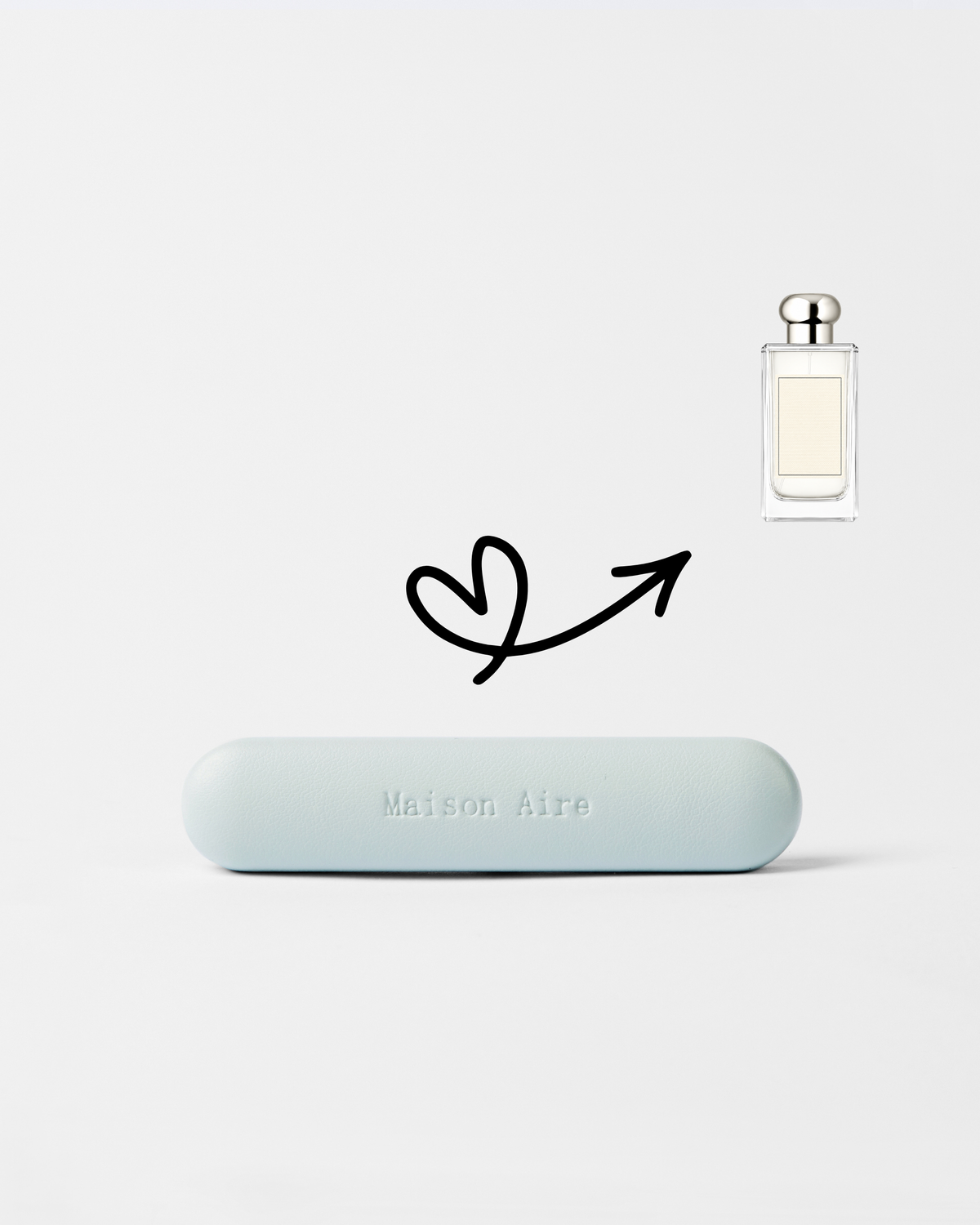 Car Diffuser Leather Gift Set Baby Blue