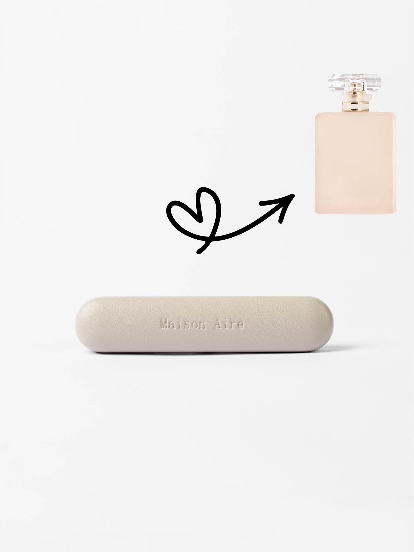 maison aire grey leather car air freshener scent inspired by Chanel Coco Mademoiselle