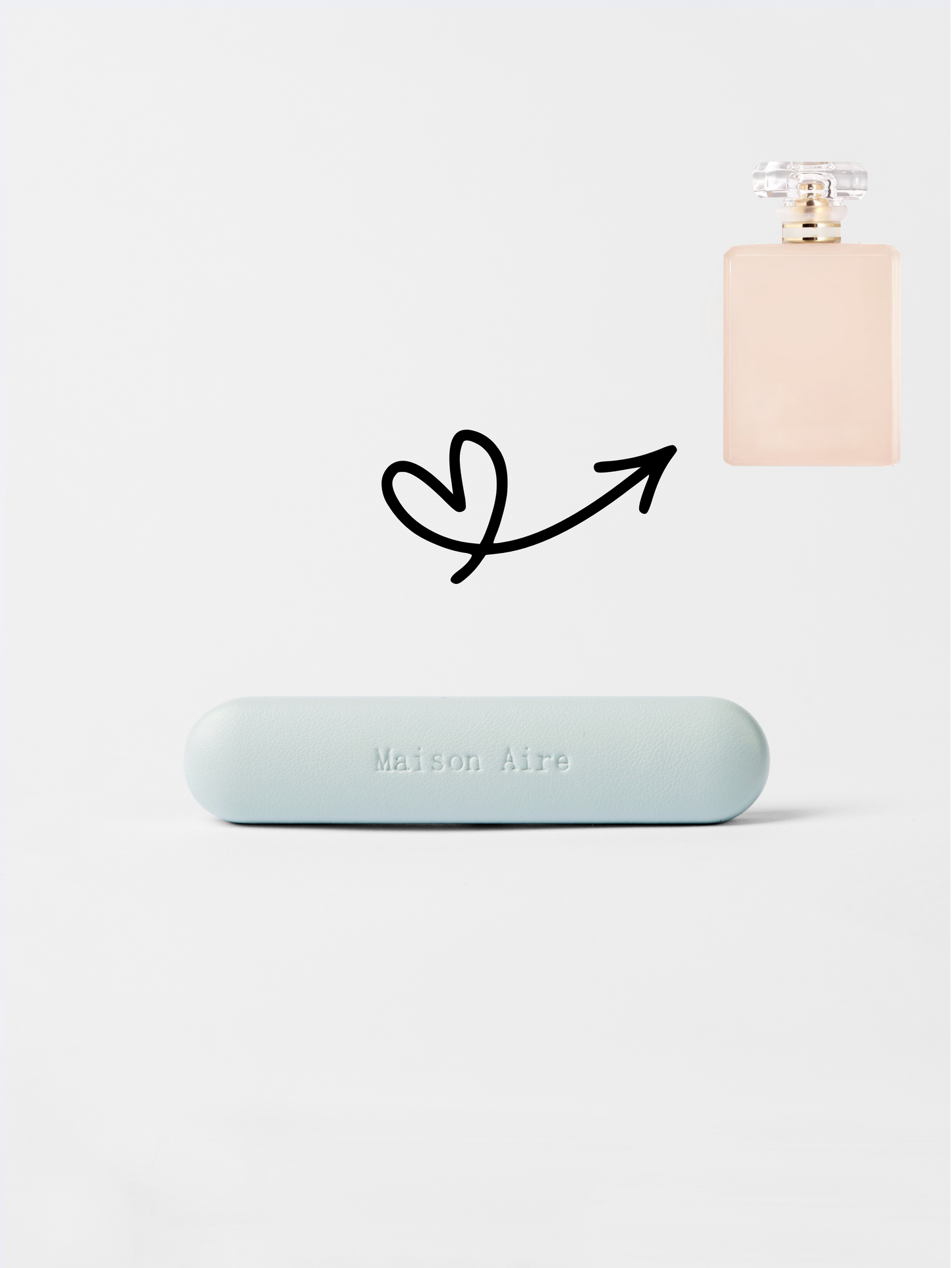 maison aire baby blue leather car air freshener scent refill, scent inspired by Chanel Coco Mademoiselle