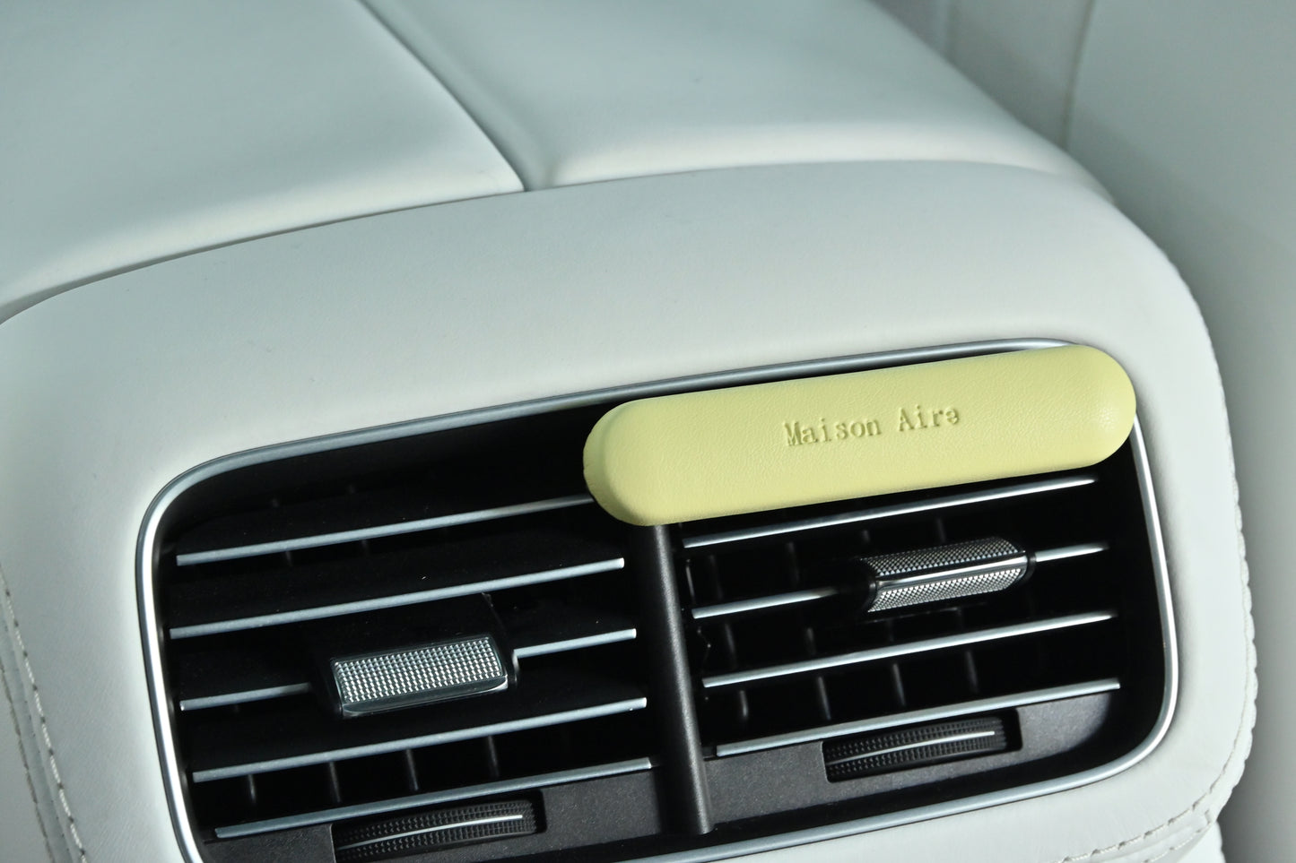 Car Diffuser Leather Gift Set Butter Yellow